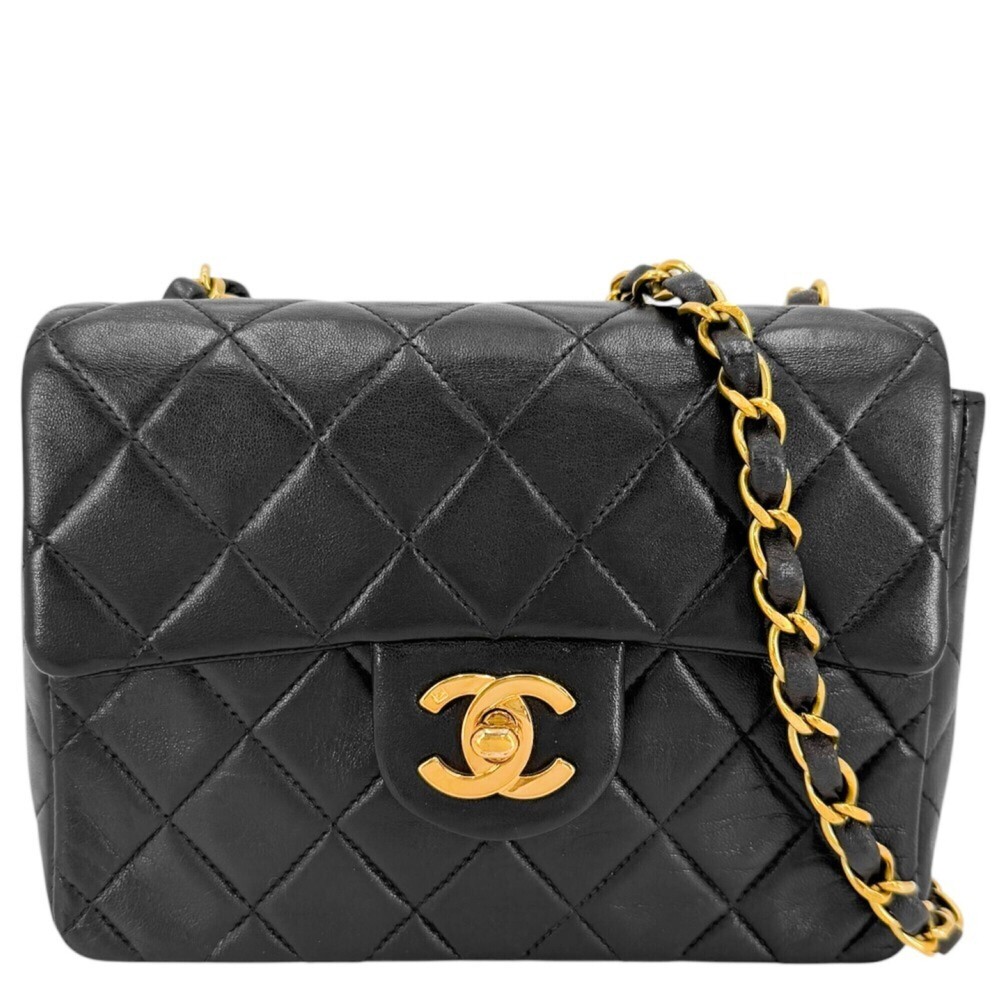 Chanel Mini Matelasse Shoulder Bag for Women, Chain Turnlock Closure, Bag, Cr...